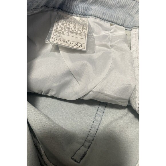 Men’s EVISU jeans Sz 33 light wash, slim/tapered fit style - Picture 13 of 16